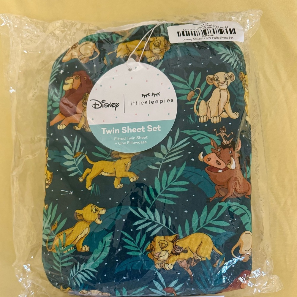 Little Sleepies Simba Twin Sheet Set